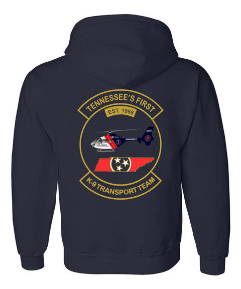 K-9 Transport Gildan Long Sleeve Hoodie