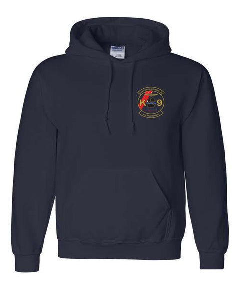 K-9 Transport Gildan Long Sleeve Hoodie