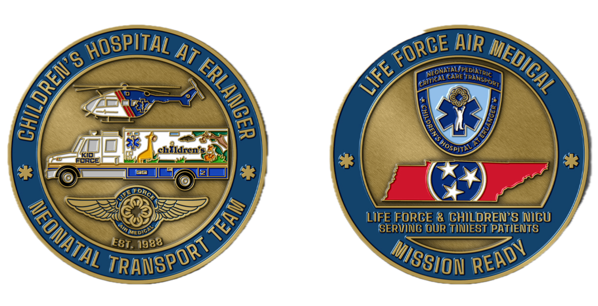 LIFE FORCE / Children's Hospital Neonatal Intensive Care Transport Team Coin